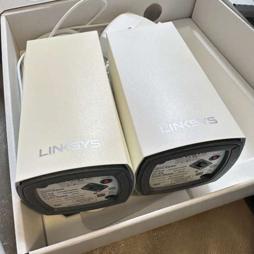 LINKSYS VELOP WHW0102 雙頻 AC1300 MESH WIFI 5 路由器 (2件裝)