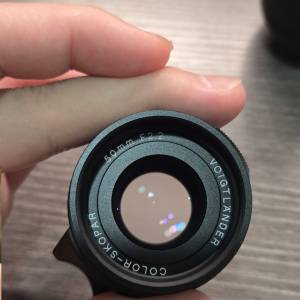 Voigtlander 50mm f2.2 color skopar 50 m mount (leica panasonic sigma sony)