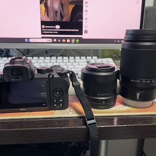 Nikon z50 跟三支鏡頭 $5800