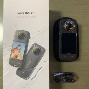 [觀塘實體店] 二手 Insta360 X3 行貨保養期到2026年2月 *S98487* | Insta360 香港專...