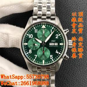 萬國IWC 飛行員系列 IW388104 41mm 計時 綠盤