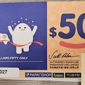 93折出售百佳現金券$ 2,400 ParknShop supermarket cash coupons