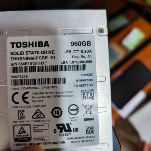 Toshiba 960TB SATA SSD