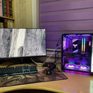 第 10 代 Intel® Core™ i7 處理器 台式水冷電競RGB 電腦主機，高配16G 記憶體，4G...