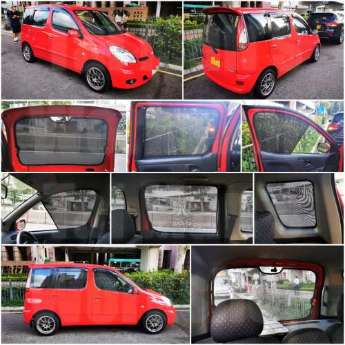 ECHOVERSO FUNCAGO 全車磁石濾光窗網太陽擋