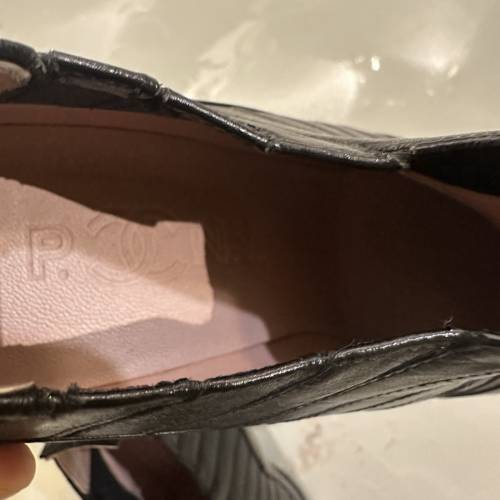 chanel leather pumps