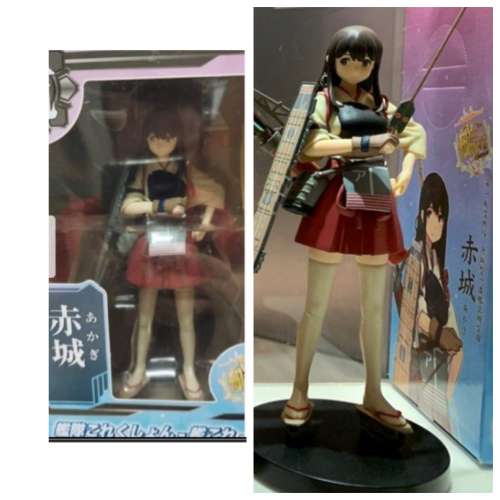 全新7 吋sega 戰艦少女R 赤城Akagi 艦娘人偶公仔New Kantai collection figure