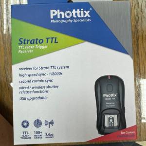 （5盒$50）未使用Strato TTL Flash Trigger Receiver (Canon閃燈引閃器)
