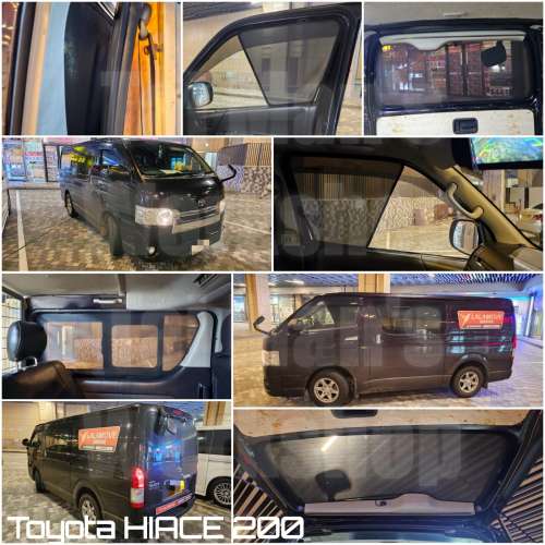 HIACE 200 全車磁石濾光窗網太陽擋
