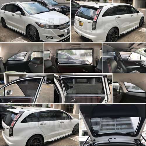 Honda STREAM 全車磁石濾光窗網太陽擋