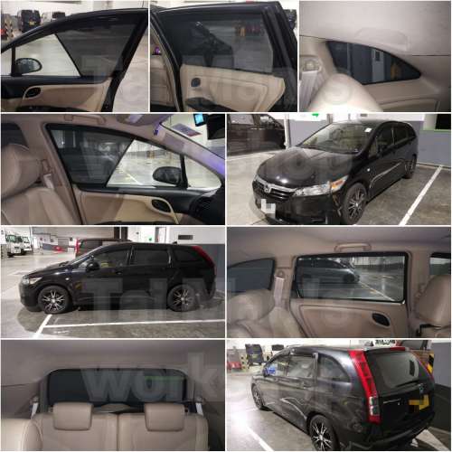 Honda STREAM 全車磁石濾光窗網太陽擋