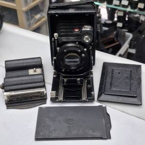 ERNEMANN ERNON 10.5CM F3.5 磨沙 單張背 6x9背 全正常