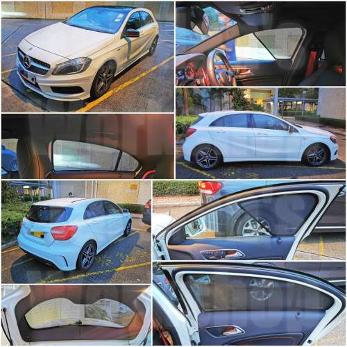 Benz A250 A200 A35 A45 W177 W176 全車磁石濾光窗網太陽擋