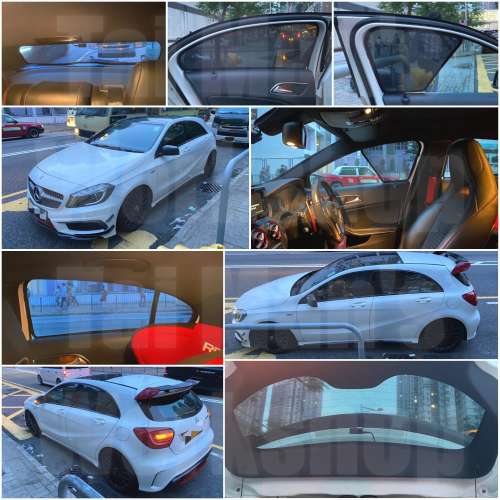 Benz A250 A200 A35 A45 W177 W176 全車磁石濾光窗網太陽擋