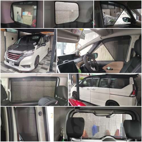 Nissan Serena C27 全車磁石濾光窗網太陽擋