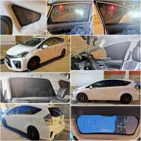 PriusV PriusC Aqua 全車磁石濾光窗網太陽擋