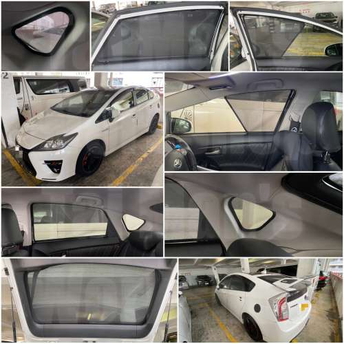 PriusV PriusC Aqua 全車磁石濾光窗網太陽擋
