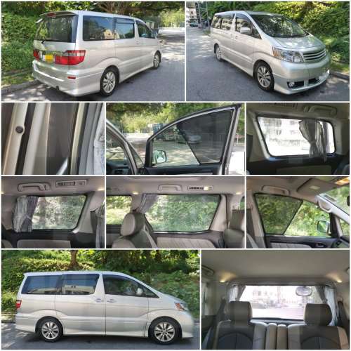 豐田 Alphard Vellfire 全車磁石濾光窗網太陽擋