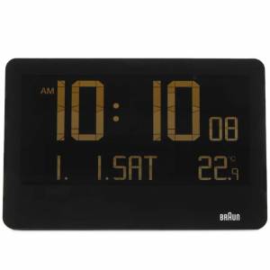( 全新行貨 ) Braun BC14 (H.17.3CM x W.26.1 CM) 座枱和掛牆鬧鐘, 連温度計.
