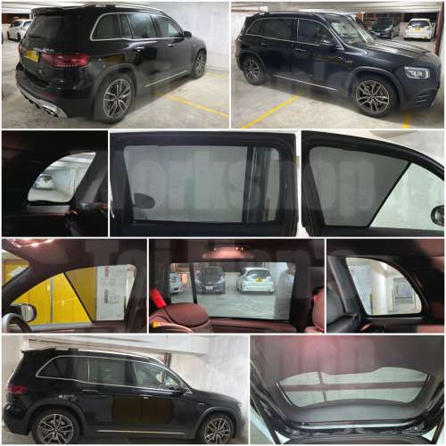 GLB EQC 全車磁石濾光窗網太陽擋
