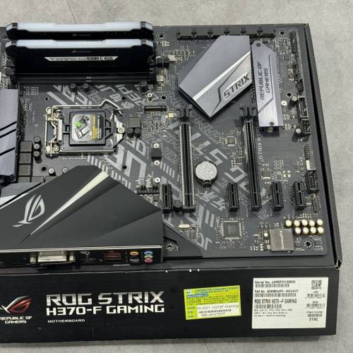 Corsair DDR4 RGB 16g + ROG STRIX H370-F 底板