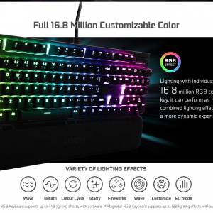 galax xanova magnetar rgb 青軸機械鍵盤 blue mechanical keyboard