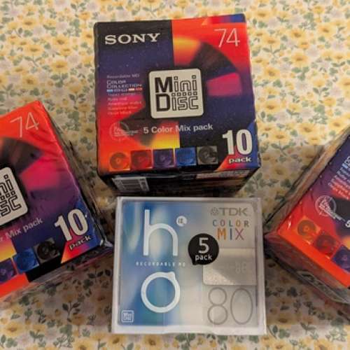 全新 Sony  74 Mins / TDK 80 Mins Mini Disc