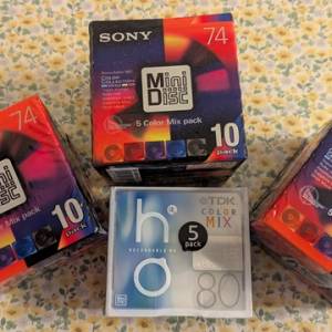 全新 Sony  74 Mins / TDK 80 Mins Mini Disc