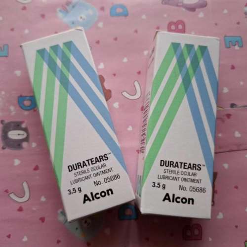 (2支) Alcon Duratears Sterile Oculra Lubricant Ointment 眼膏 3.5g No.05686