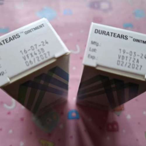 (2支) Alcon Duratears Sterile Oculra Lubricant Ointment 眼膏 3.5g No.05686