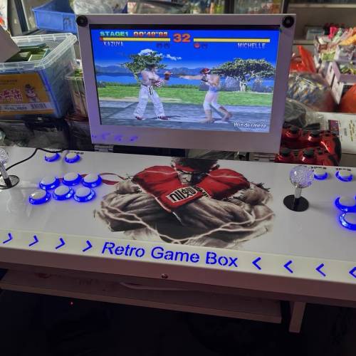 潘多拉插電款雙人街機月光寶盒連屏幕