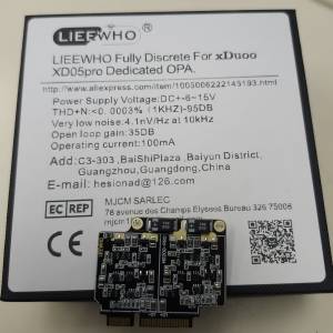 Lieewho HD200 Fully Discrete amp card (真全平衡全分立) for Xduoo XD05pro