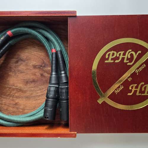 PHY HP XLR 1.2m pair (Made in France) x 2盒