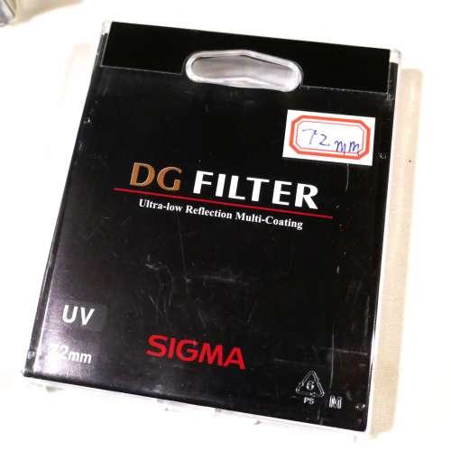 98%new...SIGMA 72mm 護鏡