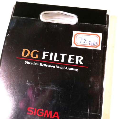 98%new...SIGMA 72mm 護鏡