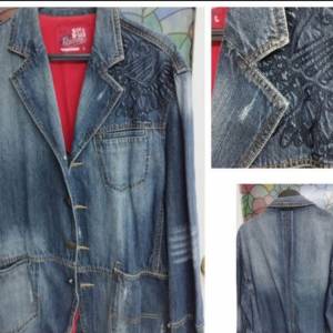 全新meoshe 牛仔褸古著外套New vintage male denim Jacket ( size :L)