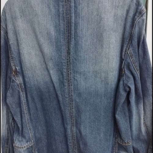 全新meoshe 牛仔褸古著外套New vintage male denim Jacket ( size :L)