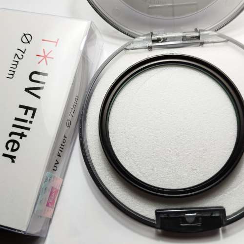 Carl Zeiss 1856-324 T Filtre UV 72 mm Noir