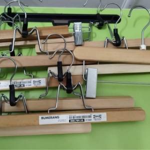 Ikea 宜家傢俬掛衫衣裙褲架（10 個）bumerang hangers for dress pants and clothes