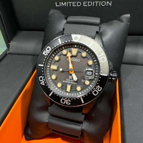 99% New Seiko Prospex Diver Scuba Black Series Limited Edition SNE493P1
