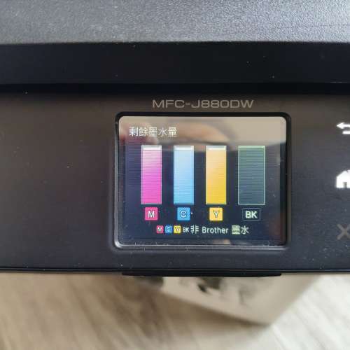 零件机 brother MFC J888DW 打印机，內有全新代用墨一套(圖1)