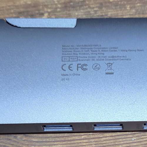 Novoo R8 Pro 8 in 1 USB C HUB NVHUBCXGY8PLX  HUB