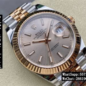 Rolex 勞力士 datejust m126331-0010 40mm 粉盤 日志型