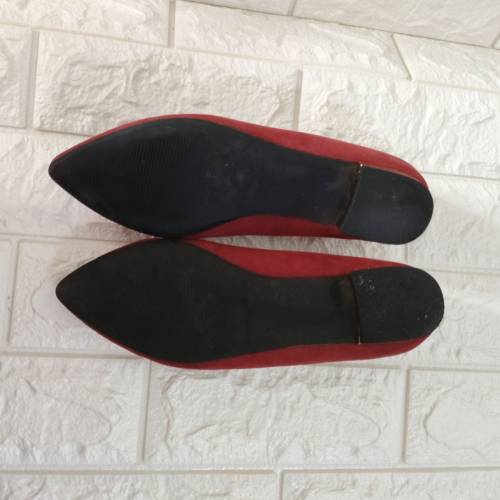 95%勁新行貨Riudavets1929 女裝牛皮革鞋 37碼 紅色 西班牙製造 全套有盒