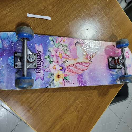 Seething 滑板車 紫色獨角獸，屯門自取