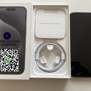 全新 iPhone 15 1tb eSim+實體sim 黑色 無鎖 原裝無拆 英/澳/日/歐版  not 16 一年...
