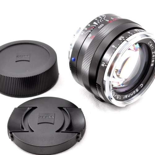 Carl Zeiss C Sonnar ZM 50mm f/1.5 Leica M   淨鏡 連頭尾cap