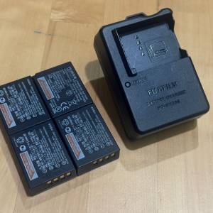 Fujifilm W126S電池 4 粒加原裝充電器
