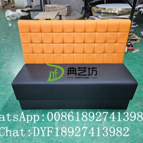 訂造防火皮革卡位沙發梳化,卡位梳化訂造，深圳傢私訂造工廠，茶餐法式餐廳沙發座椅...