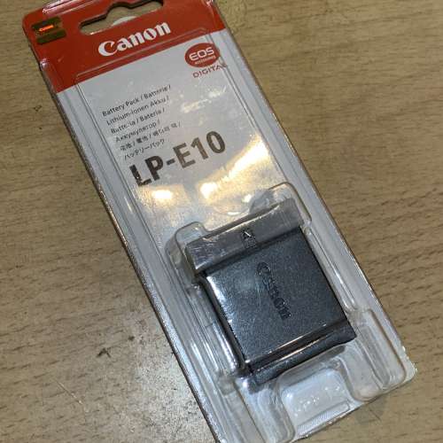 全新 Canon Lp-E10電池 未開封